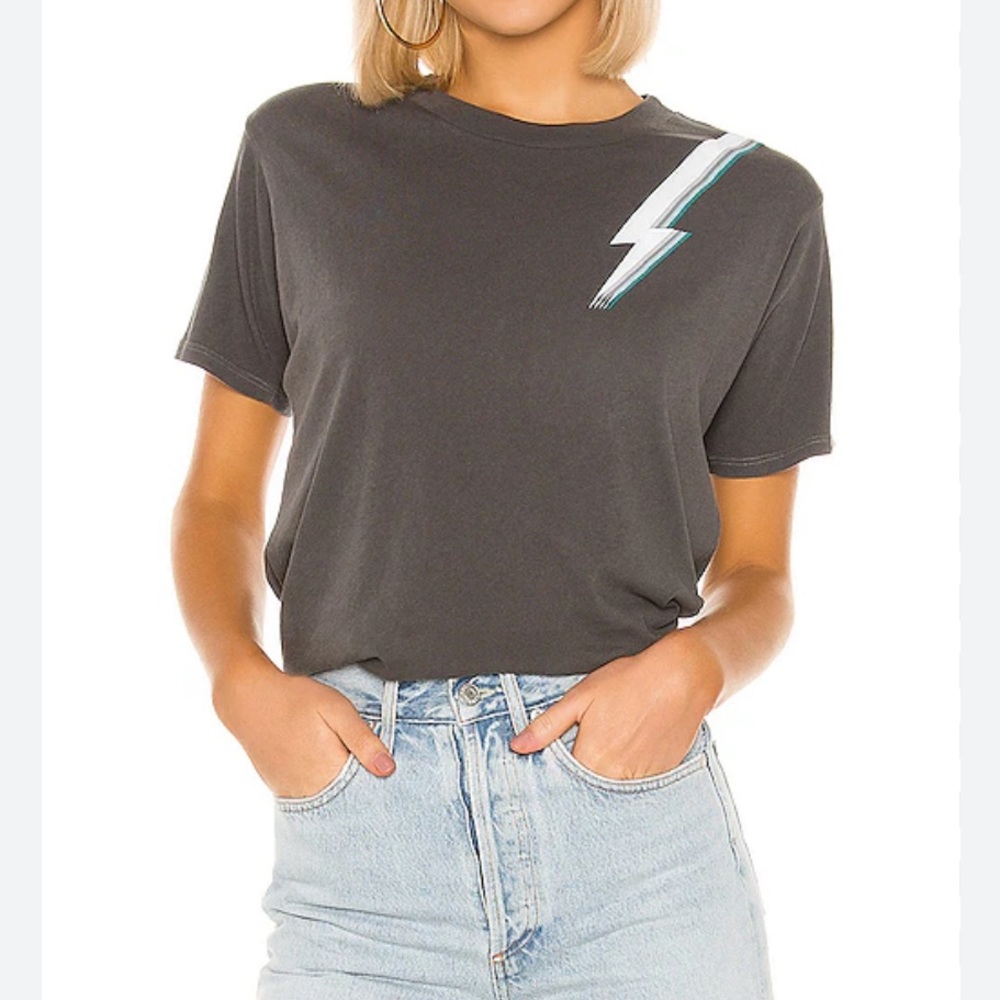 Revolve Lightening Bolt Boyfriend Tee
